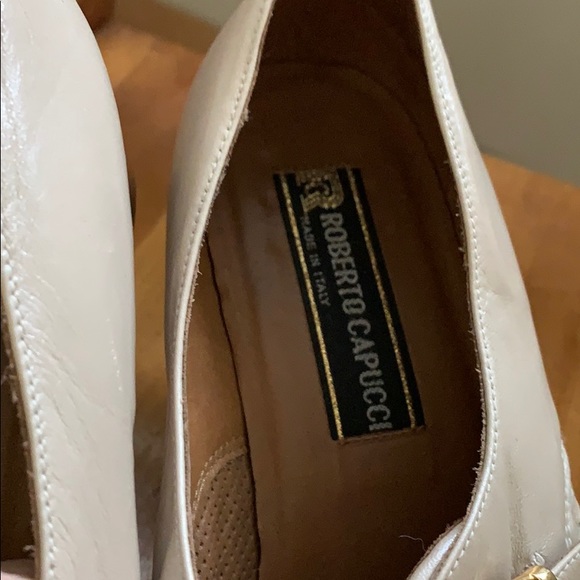 Heeled leather Italian loafers - Picture 3 of 6